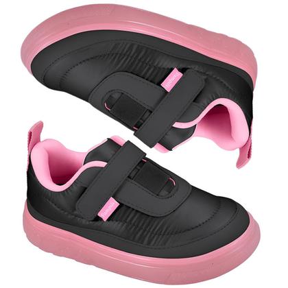 Imagem de Tênis Infantil Pampili Sneaker Luz Calce Fácil Preto