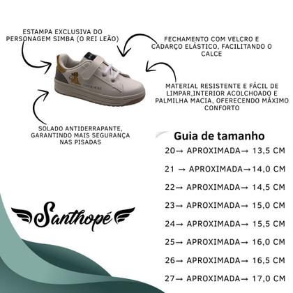 Imagem de Tênis Infantil Personagem Rei Leão Confortável, Antiderrapante e Fácil de Calçar