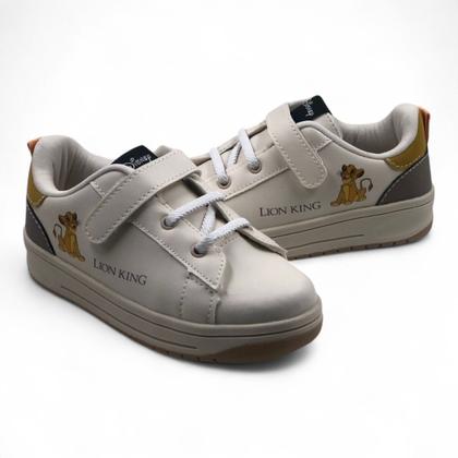 Imagem de Tênis Infantil Personagem Rei Leão Confortável, Antiderrapante e Fácil de Calçar