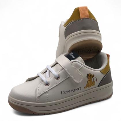 Imagem de Tênis Infantil Personagem Rei Leão Confortável, Antiderrapante e Fácil de Calçar