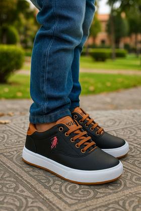 Imagem de Tenis Infantil Sapatenis Da Polo Confortável Casual Elegante Para Criança 25 ao 32