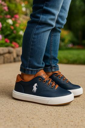 Imagem de Tenis Infantil Sapatenis Da Polo Confortável Casual Elegante Para Criança 25 ao 32