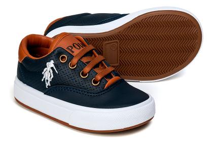 Imagem de Tenis Infantil Sapatenis Da Polo Confortável Casual Elegante Para Criança 25 ao 32