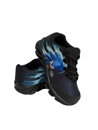 Imagem de Tenis Infantil Sonic Masculino Luzinha Led Luz Confortavel Macio