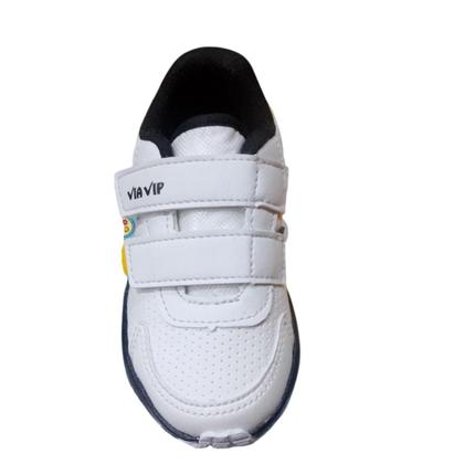 Imagem de Tenis infantil via vip escolar calce facil menino vv2513