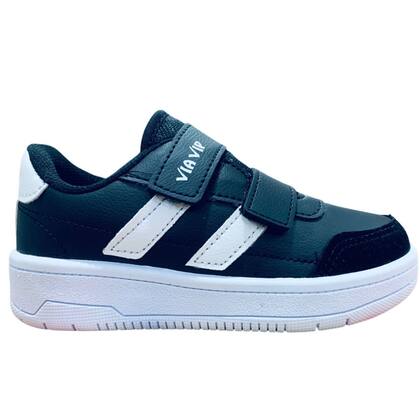 Imagem de Tenis infantil via vip meninos escolar casual vv2600 calce facil