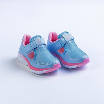 Imagem de TÊNIS KIDY ENERGY BABY RESPITEC AZUL CLARO/ROSA Kidy