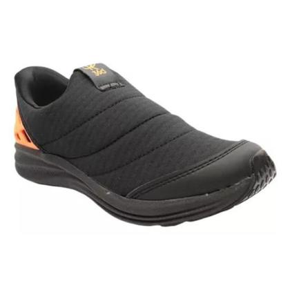 Imagem de Tênis Kidy Energy Respitec Slip-On Preto Laranja
