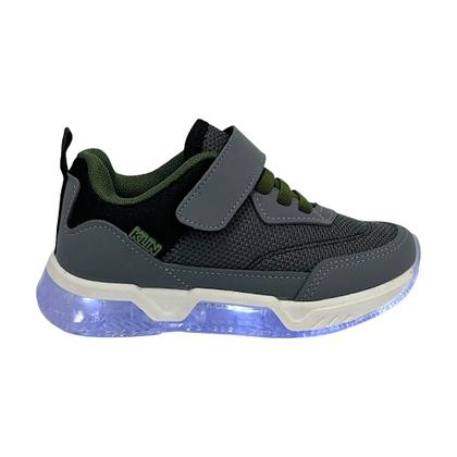Imagem de Tênis Klin Light Com LED 604065 Grafite/Preto/Verde