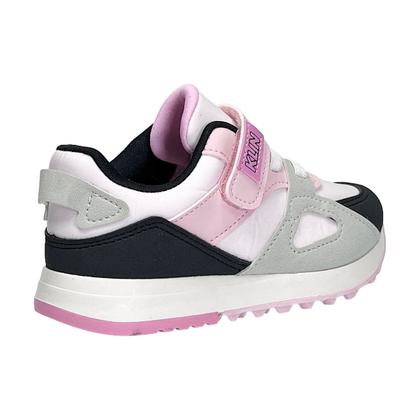 Imagem de Tênis Klin Walk Mini 216123 Branco/Rosa/Preto