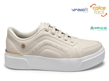 Imagem de Tênis kolosh casual flatform bege c3545-0003