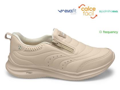 Imagem de Tênis Kolosh Esportivo Feminino De Calce Fácil Machiato K7032A