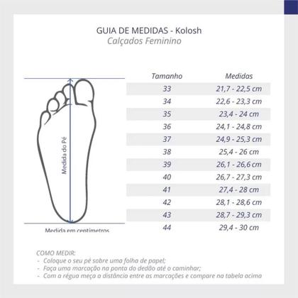 Imagem de Tênis Kolosh Esportivo Feminino De Calce Fácil Machiato K7032A