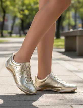 Imagem de Tênis Kolosh Feminino Casual Com Elástico Conforto Moda C1296