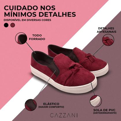 Imagem de Tenis Laço Nó  Feminino Elastico Sliper On Boreal