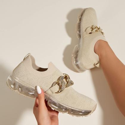 Imagem de Tênis LUCKY STEP Women Air Cushion Fashion Apricot 39EU