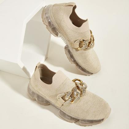 Imagem de Tênis LUCKY STEP Women Air Cushion Fashion Apricot 39EU