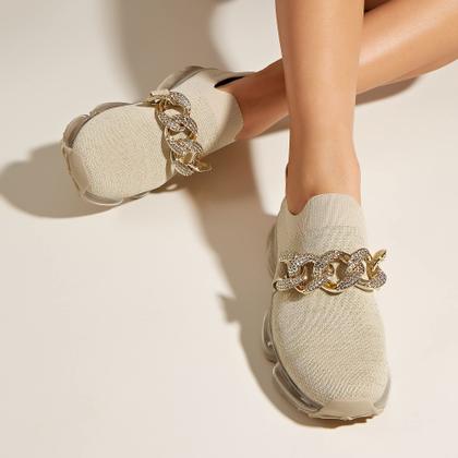 Imagem de Tênis LUCKY STEP Women Air Cushion Fashion Apricot 39EU