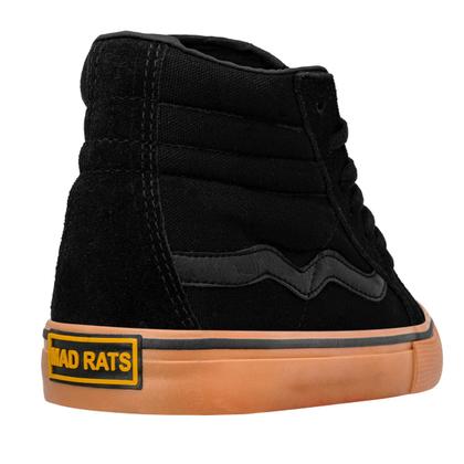 Imagem de Tênis Mad Rats Lona Unissex Hi Top  Preto Crepe