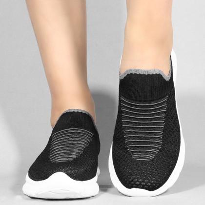 Imagem de Tênis Mariotta Feminino Knit Tricot Esportivo Casual 19455