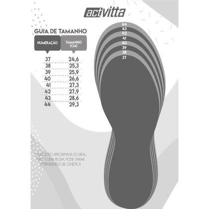 Imagem de Tênis Masc Esportivo Tecido Sola LIGHT FOAM Actvitta 4931100