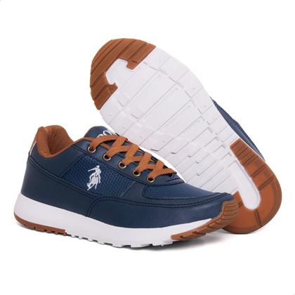 Imagem de Tenis Mascuino Via Polo Confortável Casual Leve Macio Varias Cores Promção