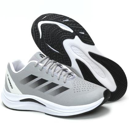 Imagem de Tênis Masculino Academia Caminhada Corrida Leve Confortavel Kit com Relógio