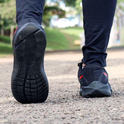 Imagem de Tenis Masculino Casual E Esportivo Corrida Academia Caminhada Confortável Macio+palmilha Eva