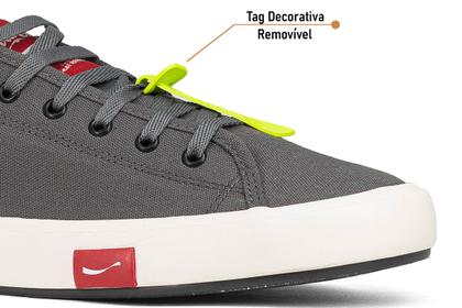 Imagem de Tênis Masculino Coca Cola Casual Resort Canvas Lona Confortável Cadarço