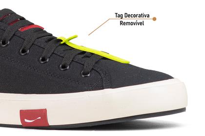 Imagem de Tênis Masculino Coca Cola Casual Resort Canvas Lona Confortável Cadarço