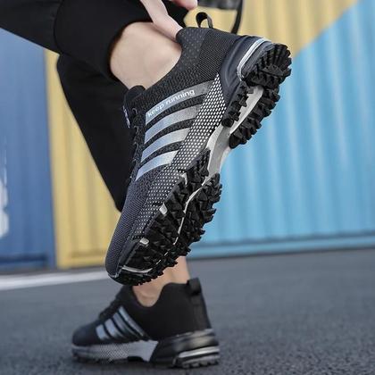 Imagem de Tênis Masculino de Corrida - Leve, Confortável e Respirável