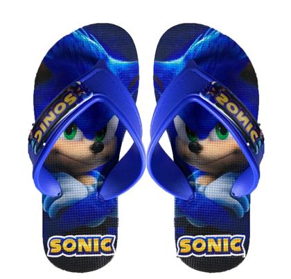 Imagem de Tenis Masculino De Led Sonic Personagem Luzinha + Chinelo