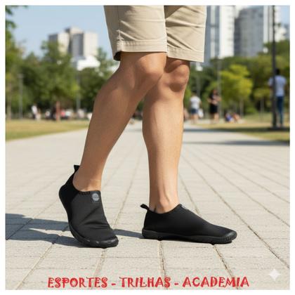 Imagem de Tênis Masculino Feminino Esportivo Sapatilha Aqua Confortável Macia Leve Caminhada Academia Treinos