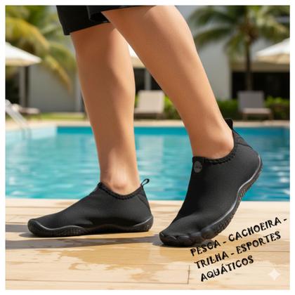 Imagem de Tênis Masculino Feminino Esportivo Sapatilha Aqua Confortável Macia Leve Caminhada Academia Treinos