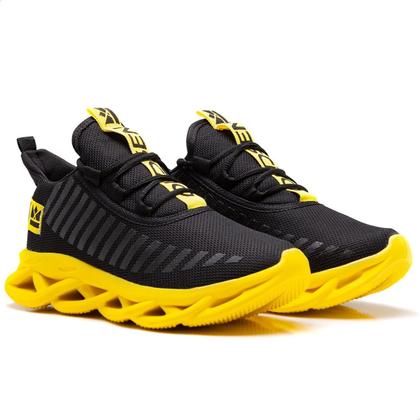 Imagem de Tênis Masculino Feminino Jaguar Esportivo Academia Treino Leve Confortavel 34 ao 43