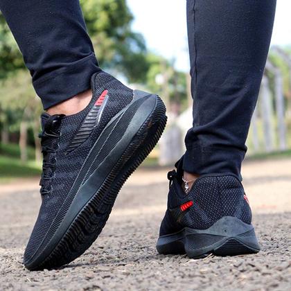 Imagem de Tênis Masculino Feminino Para Academia Caminhada Corrida Casual Confortável Dia a Dia