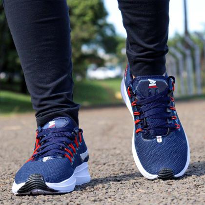 Imagem de Tênis Masculino Feminino Para Academia Caminhada Corrida Casual Confortável Dia a Dia