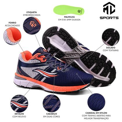 Imagem de Tênis Masculino Feminino para Caminhada Academia Corrida T Revolution Gel T Revelation Leve Macio Confortavel 05