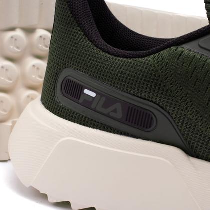 Imagem de Tênis Masculino Fila Step Verde Escuro/Preto