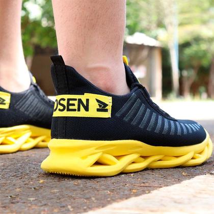 Imagem de Tênis Masculino Jaguar Esportivo Moderno Corrida Treino Leve Caminhada Macio