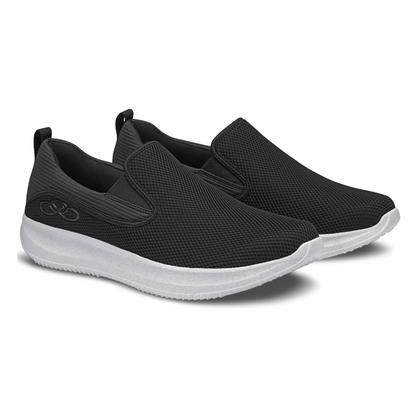 Imagem de Tênis Masculino Olympikus Wellness 2 Slip-on Confortável Cor:Preto e BrancoTamanho:40