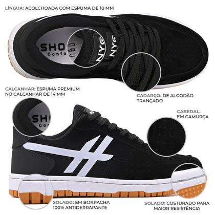 Imagem de Tenis Masculino Original Nyc Shoes Estilo Skatista Casual