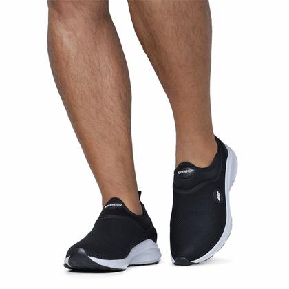 Imagem de Tênis Masculino Preto Calce Fácil Esportivo