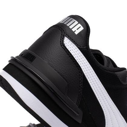 Imagem de Tênis Masculino Puma St Runner V4 em Mesh Preto/Branco