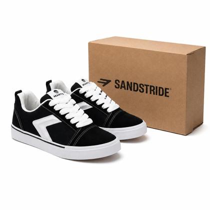 Imagem de Tênis Masculino Sandstride  Interna Acolchoada Cadarço Grande Algodão Estilo Casual
