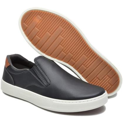 Imagem de Tênis Masculino Slip On Anna Andrade Sapatenis Casual Urbano Leve Macio Tendência