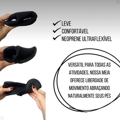 Imagem de Tenis Meia Aquatica Infantil Antiderrapante Proteção Sapatilha Neoprene