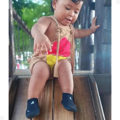 Imagem de Tenis Meia Aquatica Infantil Antiderrapante Proteção Sapatilha Neoprene