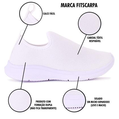 Imagem de Tênis Meia Calce Fácil Leve Macio e Confortável 
