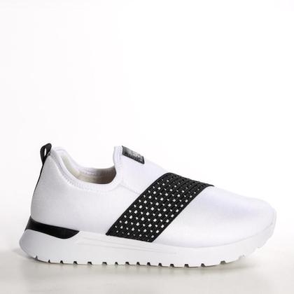 Imagem de Tênis Meia Feminino Ramarim Slip On Branco